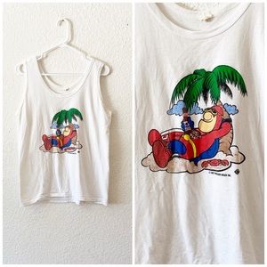Vintage Bud Man Budweiser Mens Muscle Tee Tank Top